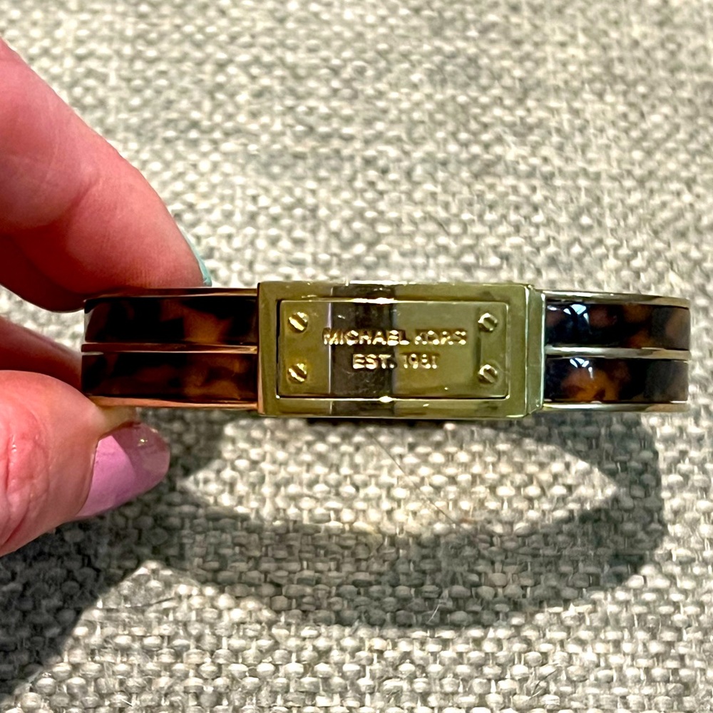 Michael Kors tortoise gold bracelet